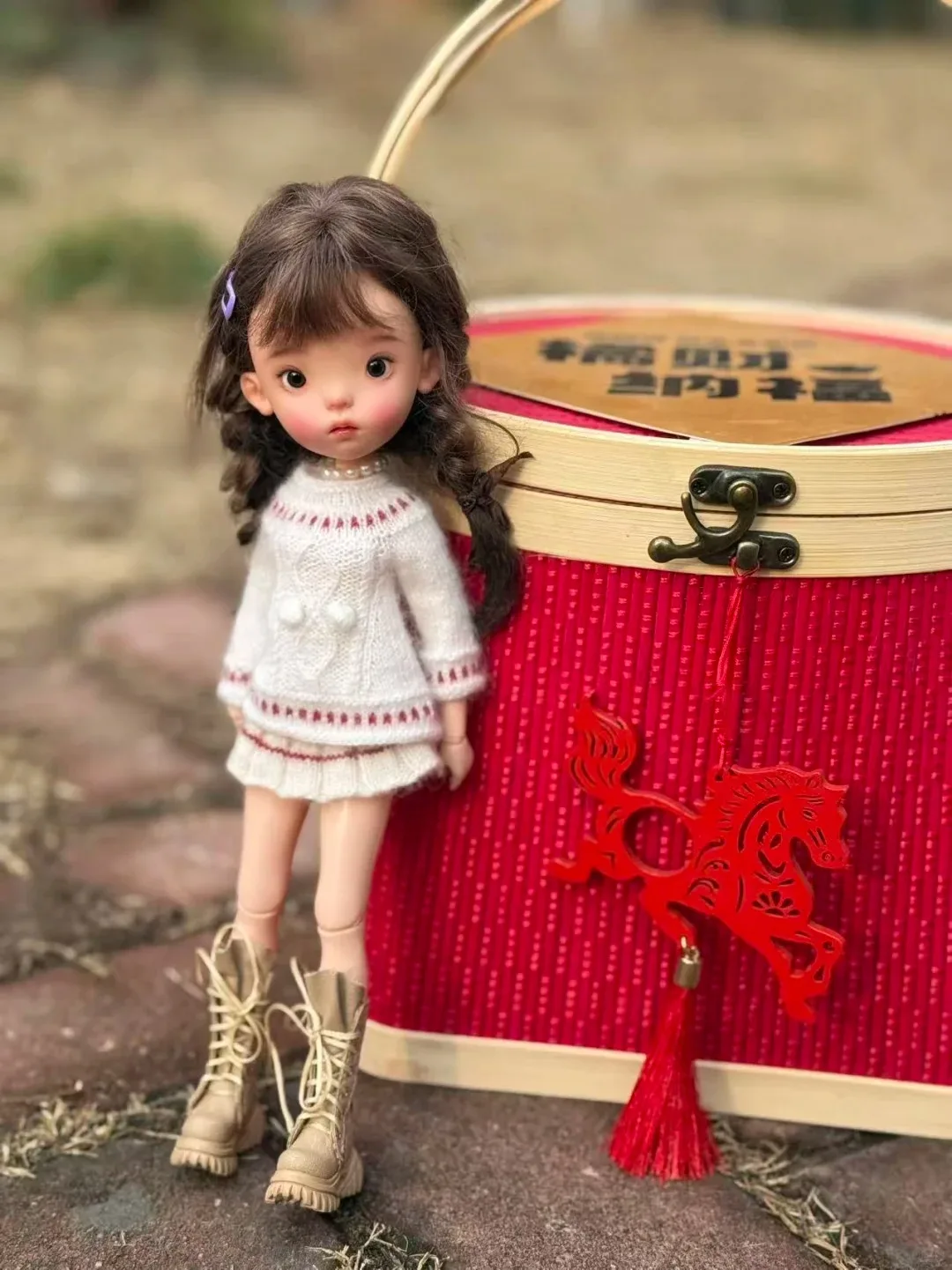 

BJD Doll 1/6 complete set nude dolls Landoudou full Cute Girl Brown Skin High Quality Resin Toy New Birthday Gift Dolls in Stock