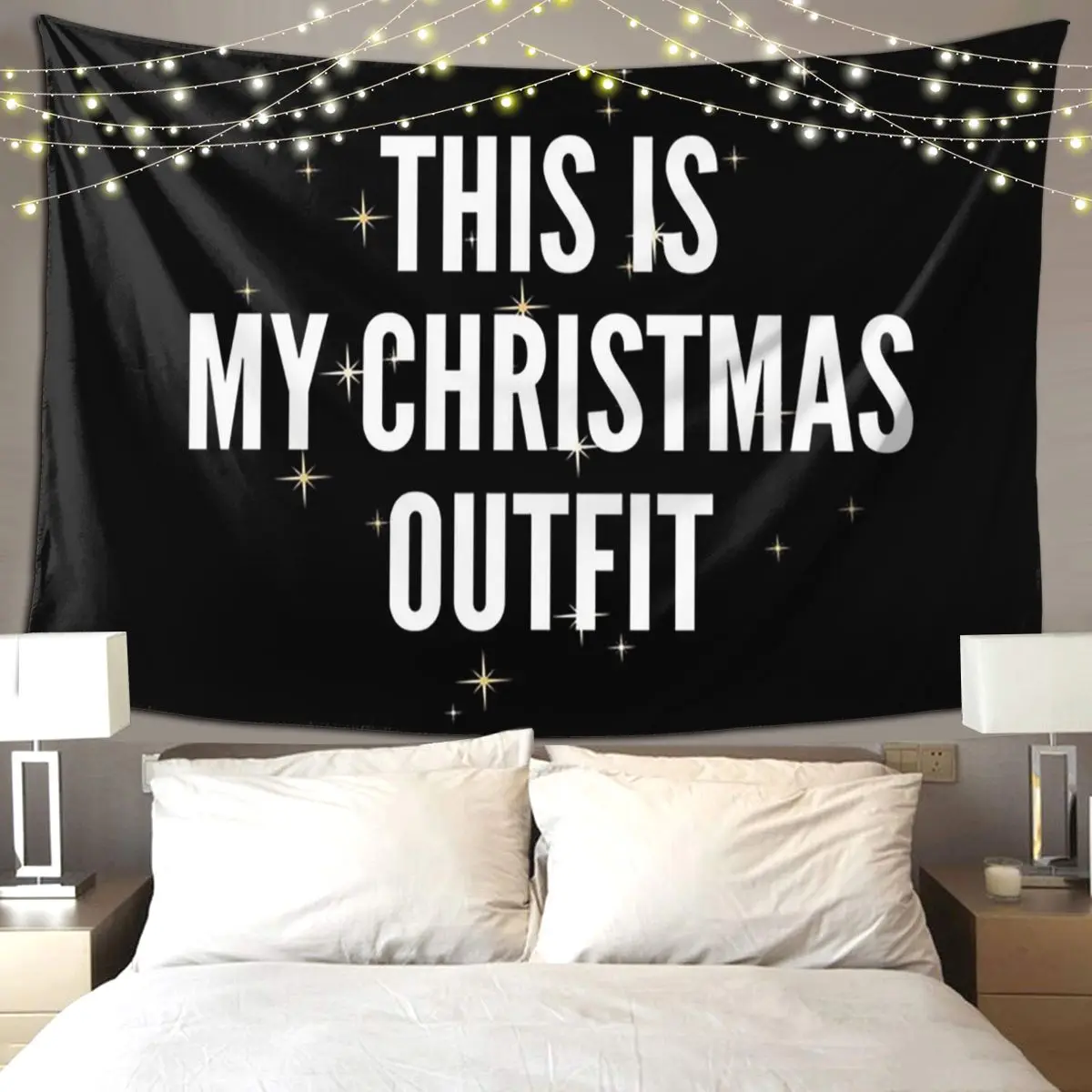 Christmas Outfit Men Women Funny Tapestry Funny Wall Hanging Aesthetic Home Decoration Tapestries Living Room Bedroom Dorm Room