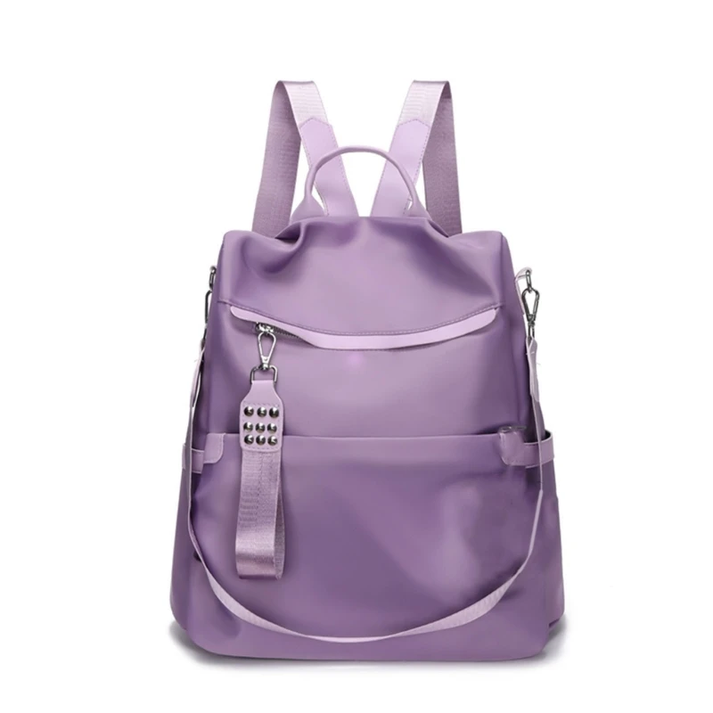 Mochila escolar de náilon antirroubo para estudantes, meninas, mochila casual, bolsa de ombro