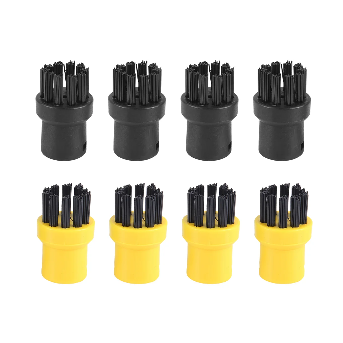 8 Pack of Hand Tool Nozzle Bristle Brushes for SC1 SC2 SC3 SC4 SC5 SC7 Steam Cleaner