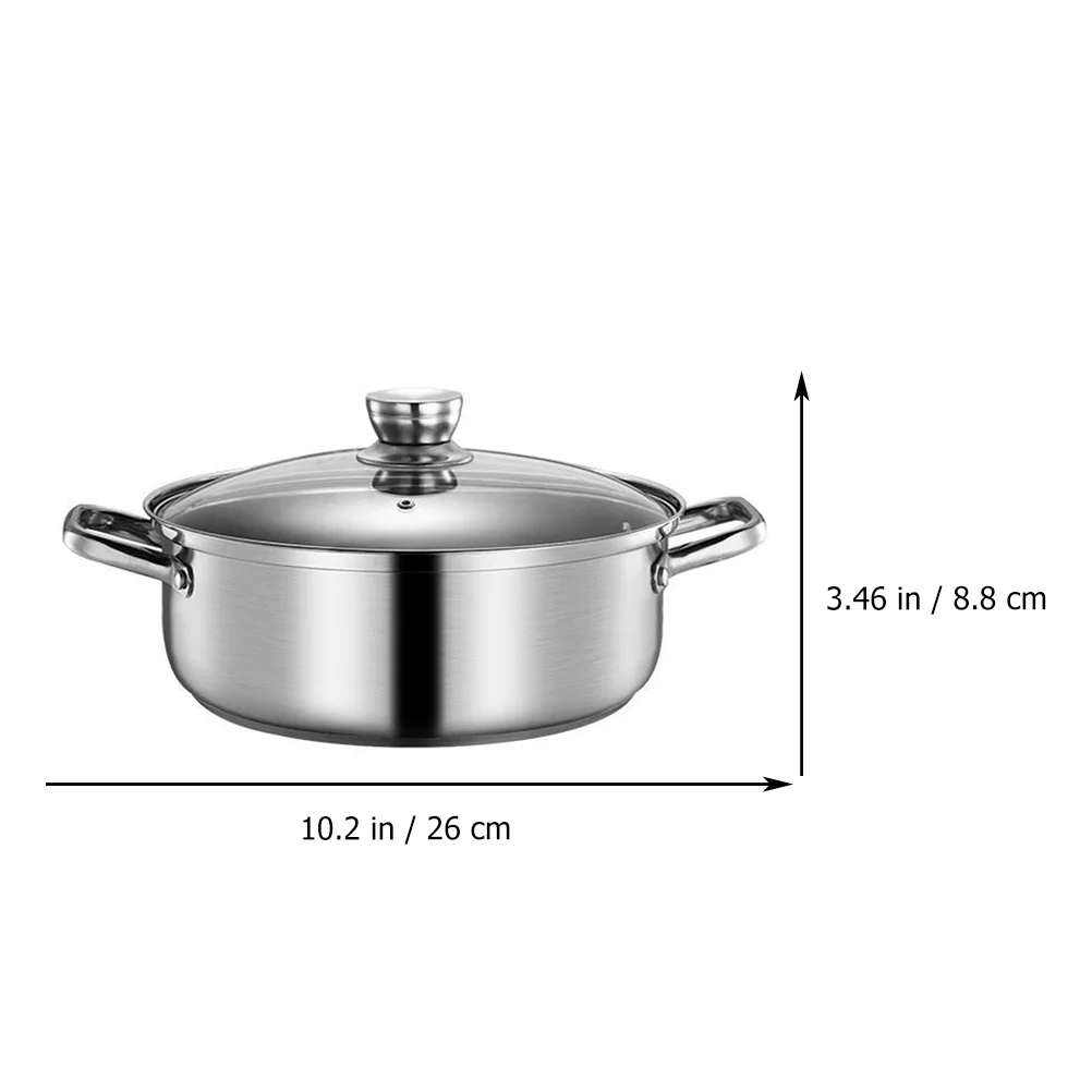 

1 шт., горячий горшок из нержавеющей стали, двойной разделитель вкуса, практичная индукционная плита, газовая плита, бытовая кухонная утварь, проводящая способность