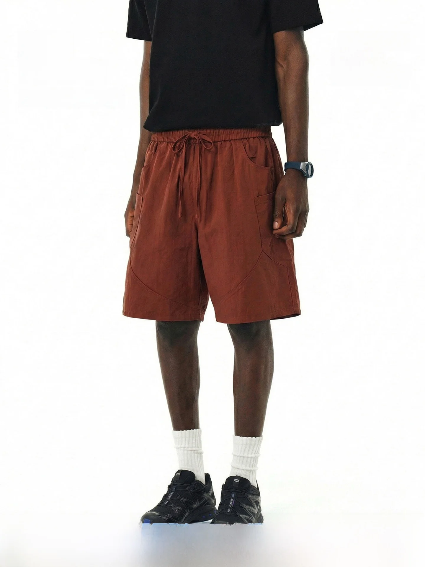 Artannie Men's Outdoor Sports Quick Dry Shorts Loose Straight Casual Pants Breathable Comfortable Summer Outdoor Style