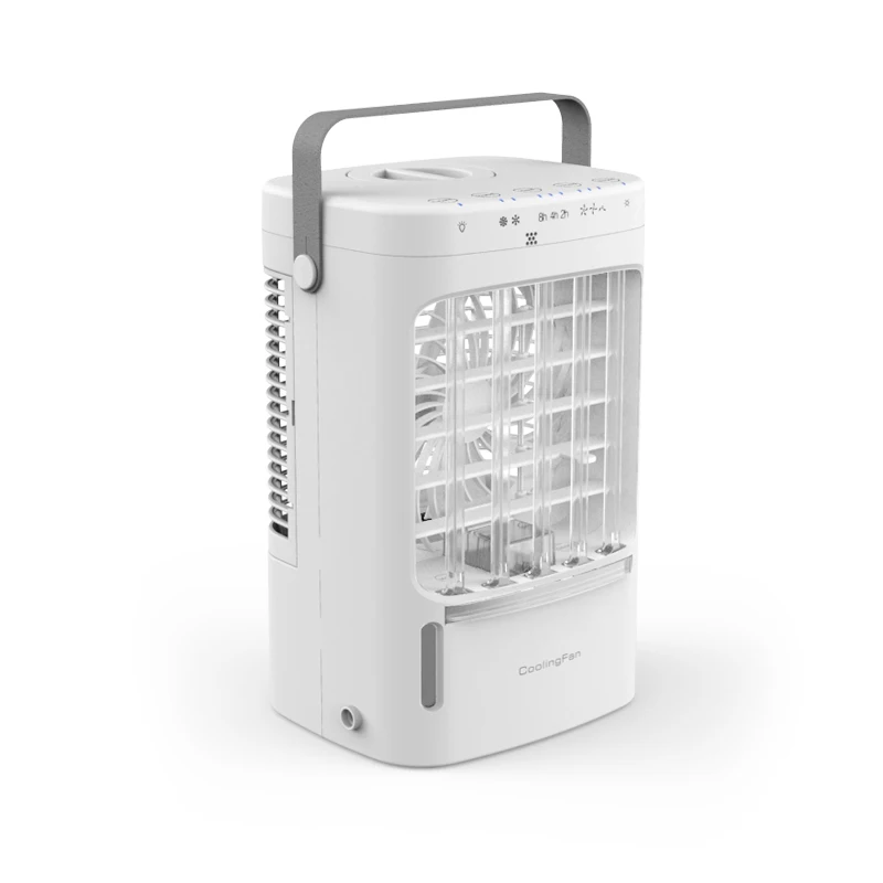 Ventilatore portatile Mini aria condizionata ventilatore elettrico USB Desktop Spray refrigerazione umidificazione condizionatori d'aria per la stanza