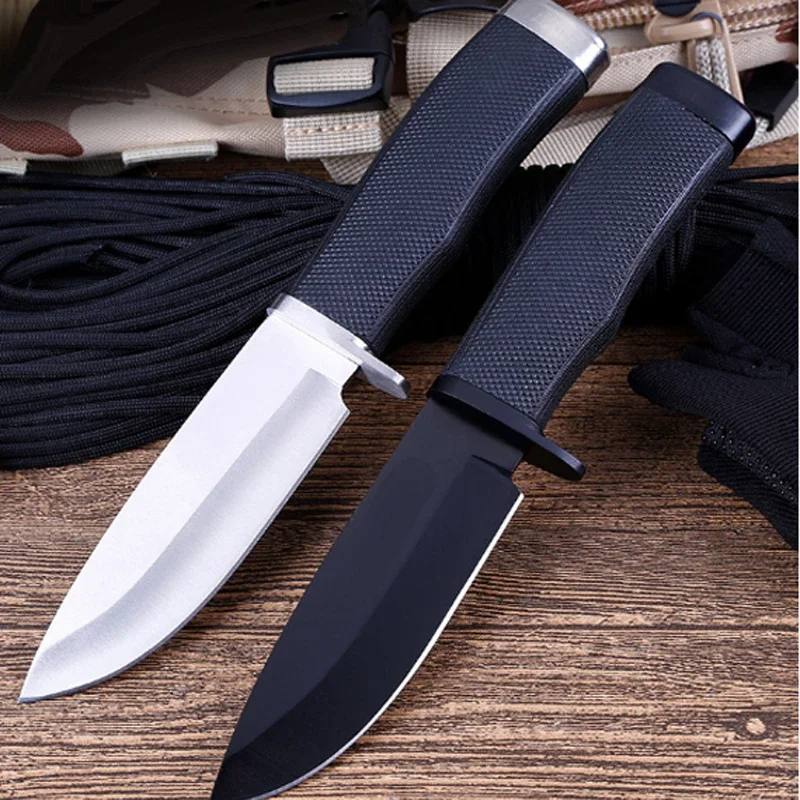 

Fixed Blade Knife Hunting knife Outdoor Survival Tactical Knife Self-defense Hiking Camping Knives EDC Multi Tool Nylon Sheath