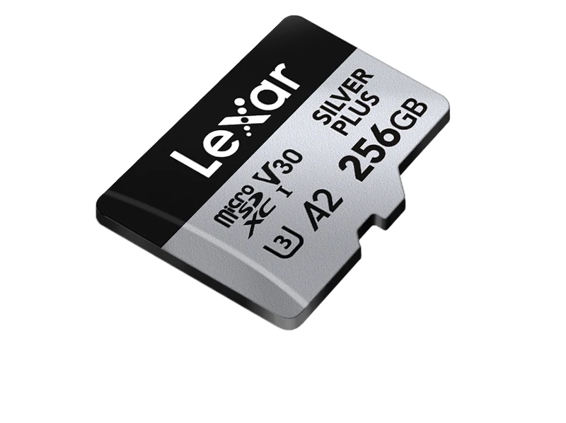 Lexar SILVER PLUS microSD-Karte SDXC UHS-I A2 V30 U3 205MB/s 1366X TF-Karte 64GB 128GB 256GB 512GB 1TB für DJI Drohne 4K Video – Detail 21