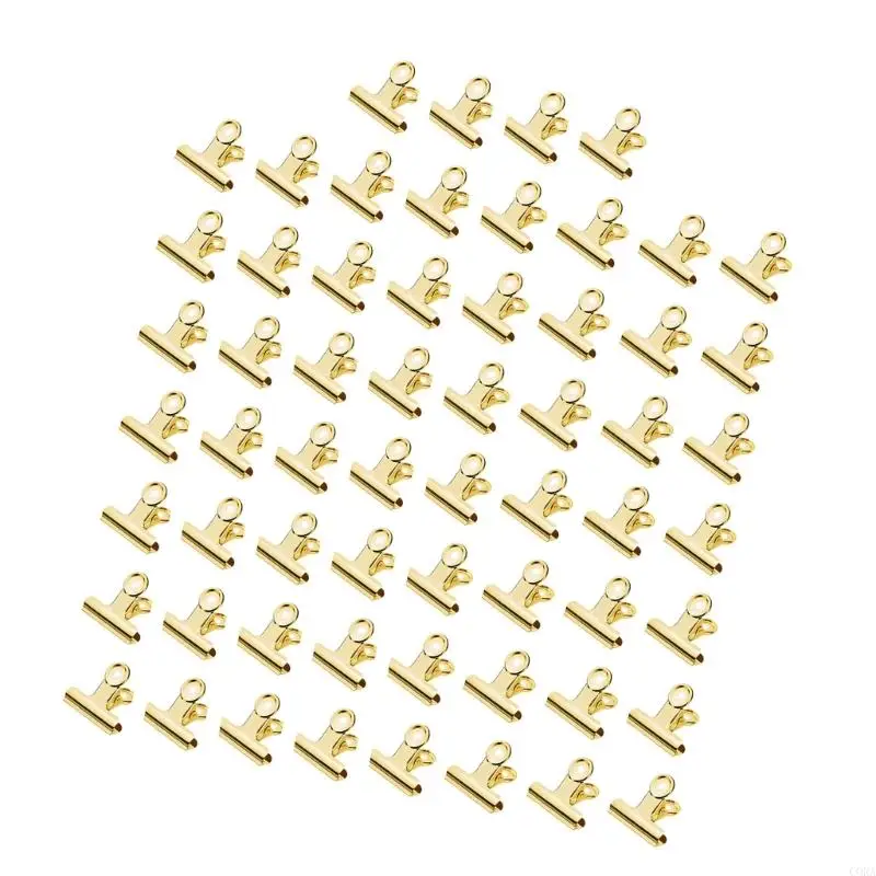 CORA 60Pcs Heavy Duty 22Mm Metal Clips Multipurpose Document Clips For School Office Files Bills Receipts Management