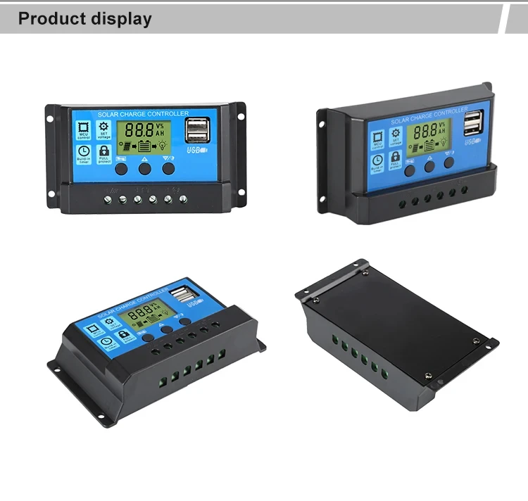 SEP Solar Controller PWM Charger 10A-60A12V/24V Solar Panel Charging and Discharging Anti-Overcharge