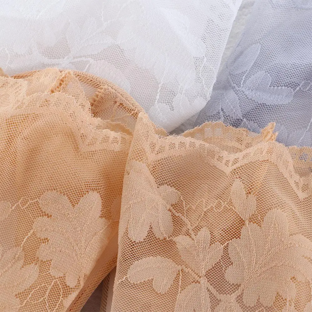 Calzini da barca in rete da donna in cotone con pizzo antiscivolo sottile e traspirante Calzini con foglie a bocca superficiale