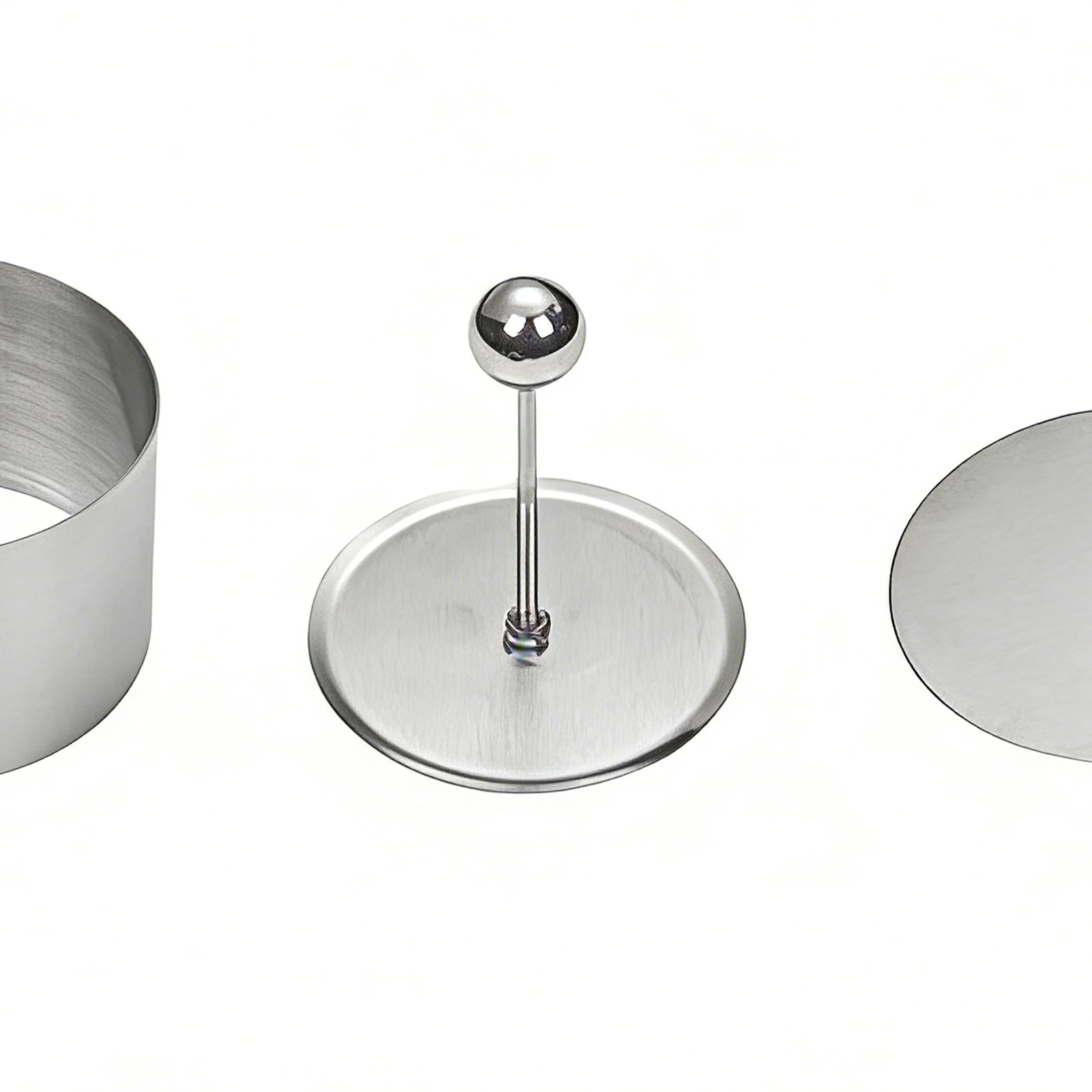 

Кольцо для торта, 12 шт., набор форм для десерта из нержавеющей стали с толкателем и подъемником, диаметром 3 дюйма, антипригарные формы для мусса, десерта для духовки