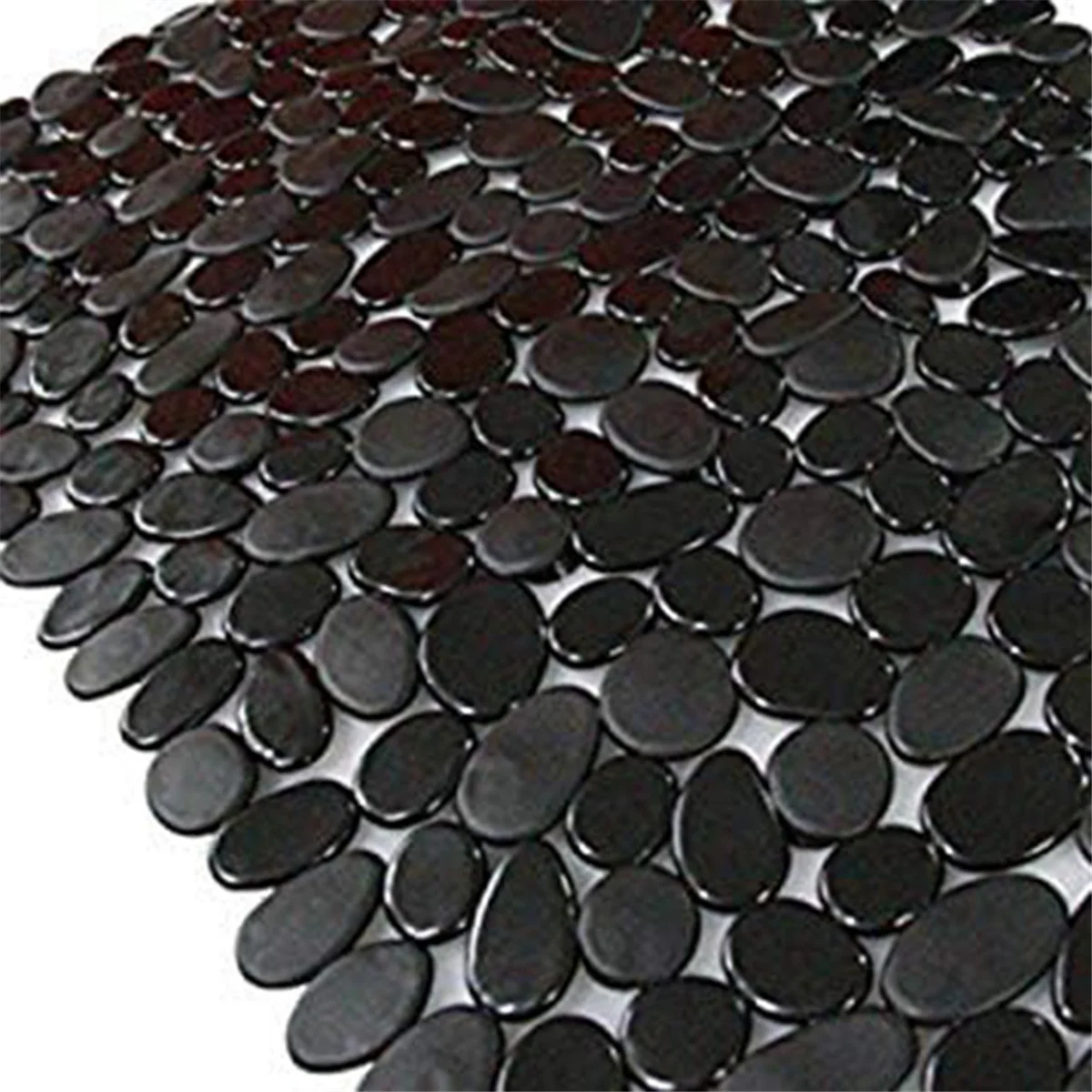 

【Прядная цена】Коврик для ванной из гальки для ванны с противоскользящим ковриком для ванны в душе (серый)