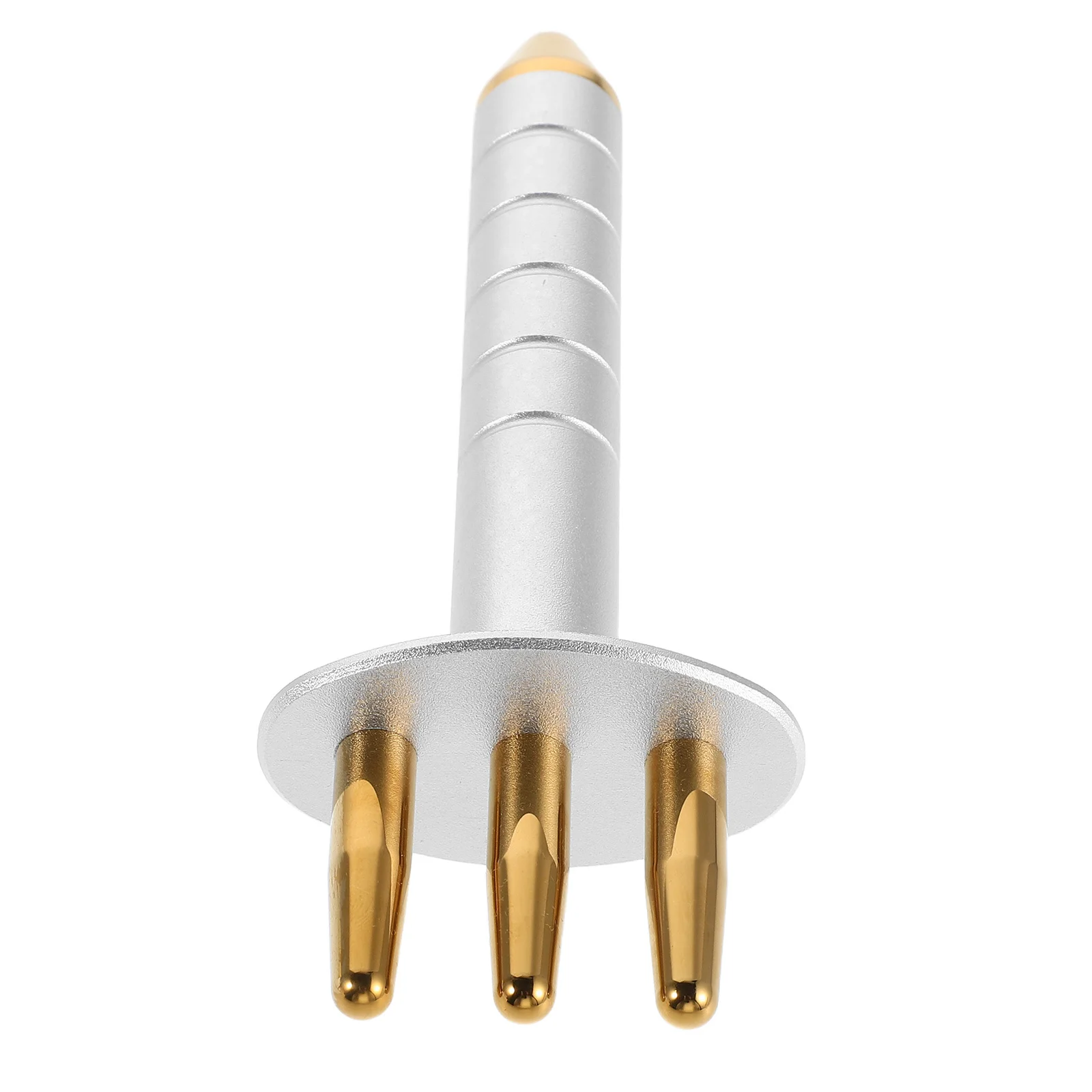 Masażer magnetyczny z tytanu, dwugłowicowy, do masażu Gua Sha na twarz, dwugłowicowy masażer do ciała, do punktów spustowych, do pielęgnacji skóry.