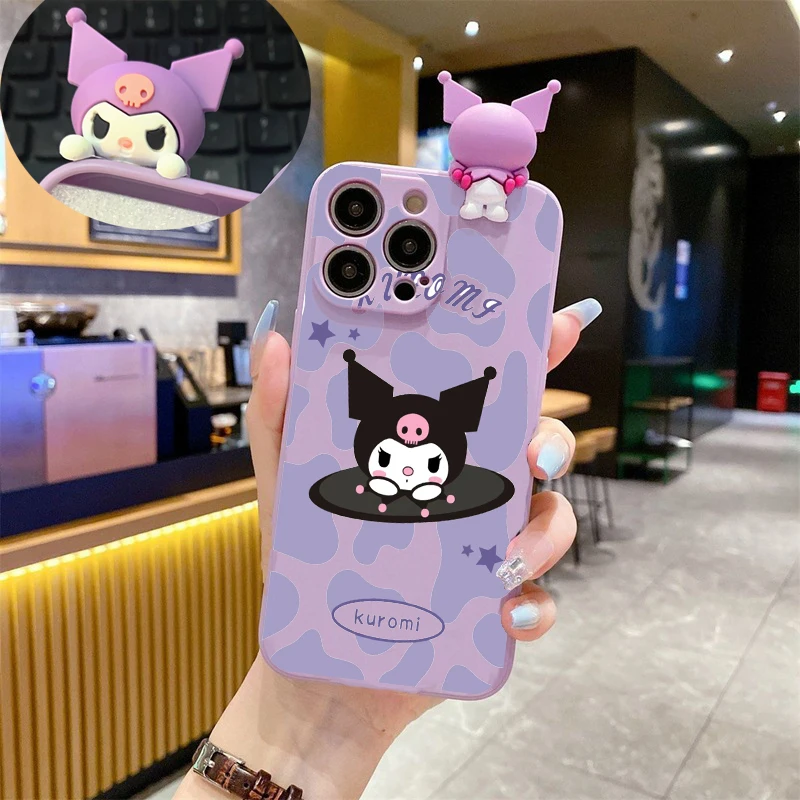 كرتون كورومي حالة تبو ل ريالمي ، 3D ، لطيف ، ريالمي C53 ، C21 ، C21Y ، C25Y ، C25 ، C33 ، C31 ، C20 ، C51 ، C55 ، C35 ، C67 ، C12 ، C15 ، c20 ، C30 ، 12 برو بلس ، نوت 50