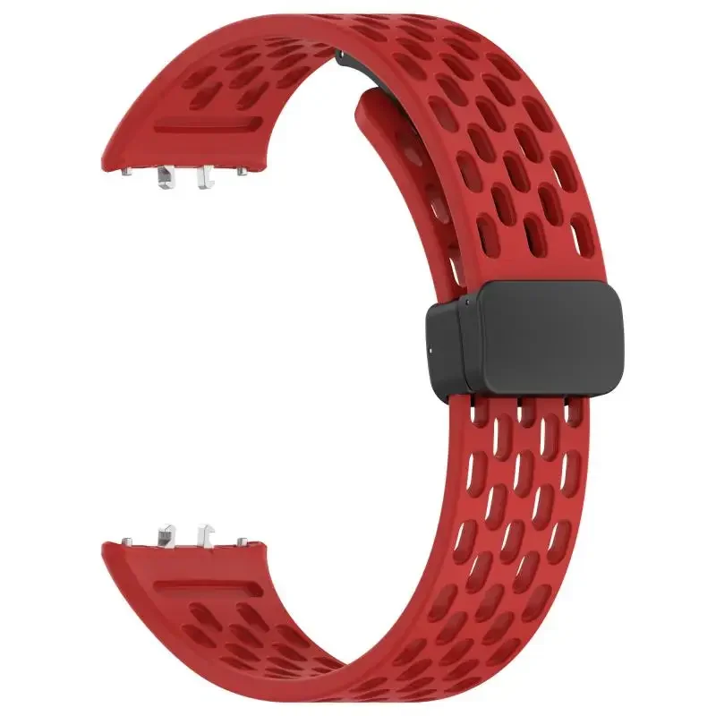 Magnetische Schnalle Mesh Silikon Armband Für Samsung Fit 3 Sport Atmungsaktive Uhr Band Für Samsung Galaxy Fit 3 Ersatz Armband – Detail 7