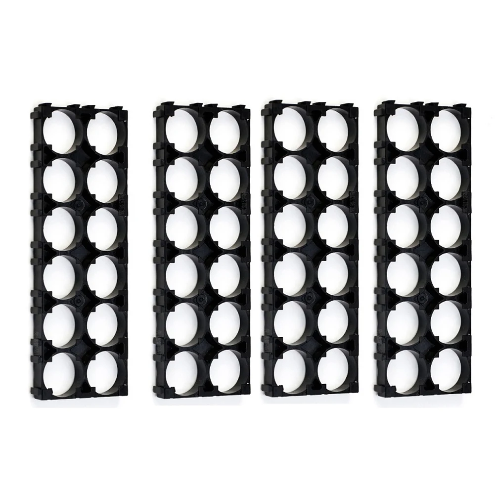 

4pcs 21700 Battery Holder Brackets For Holding Battery Packs Double DIY Battery Plastic Bracket DIY Stand Plastic Frame Bracket