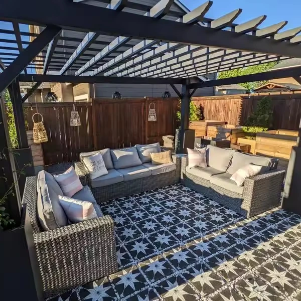 

Garden Automatic Modern Design 5x4 Attached To House With Sliding Glass Door 5x5 Pergola X Cost Gazebo Outdoor Aluminium Canopy