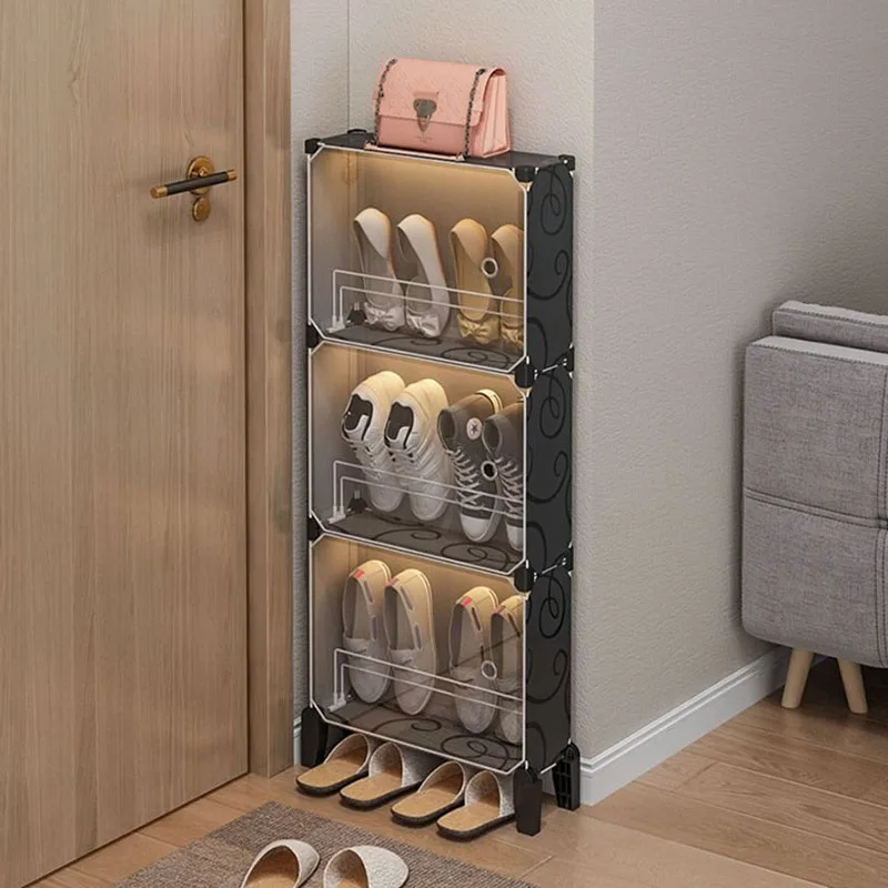 Simple And Easy Shoe Rack Folding Home Living Room Multilayer Shoe Rack Simple Organizer Meuble A Chaussure Entryway Furniture