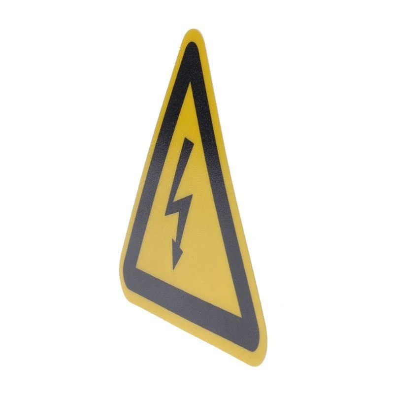 Safety Warning Sticker Label - usage example
