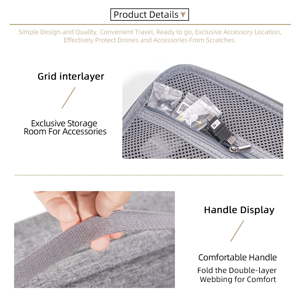 Portable Shoulder Storage Bag For DJI Mini 3 Pro/Mini 3 Travel Carring Case Handheld Case For Mini 3 Pro RC Drone Accessories image 5