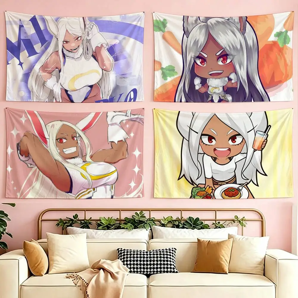 

Rumi U-Usagiyama M-Mirko flag Suitable For Party Club Outdoor Interior Wall Decoration Banner Fans Gift