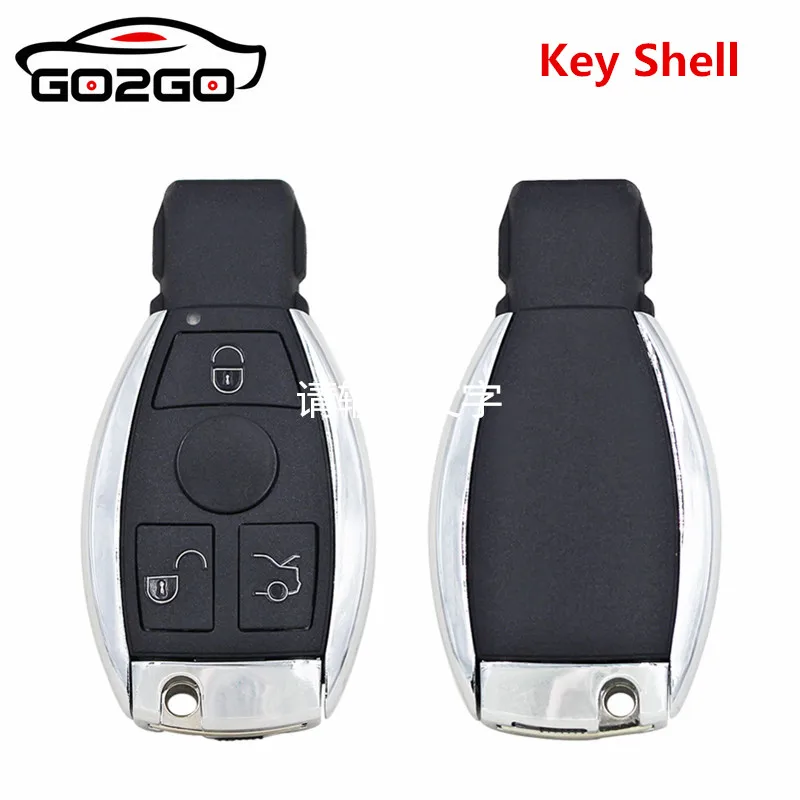 

CGDI key(With Logo) Car Key Shell Replacement Case for Mercedes Keyless Entry A B C E S Class W203 W204 W205 W210 W211 W212 W221