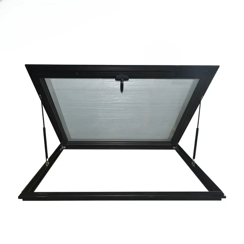 

Modern Electric Automatic Quality Flat Roof Glass Price Aluminum Awning Skylight Roof Window Skylights