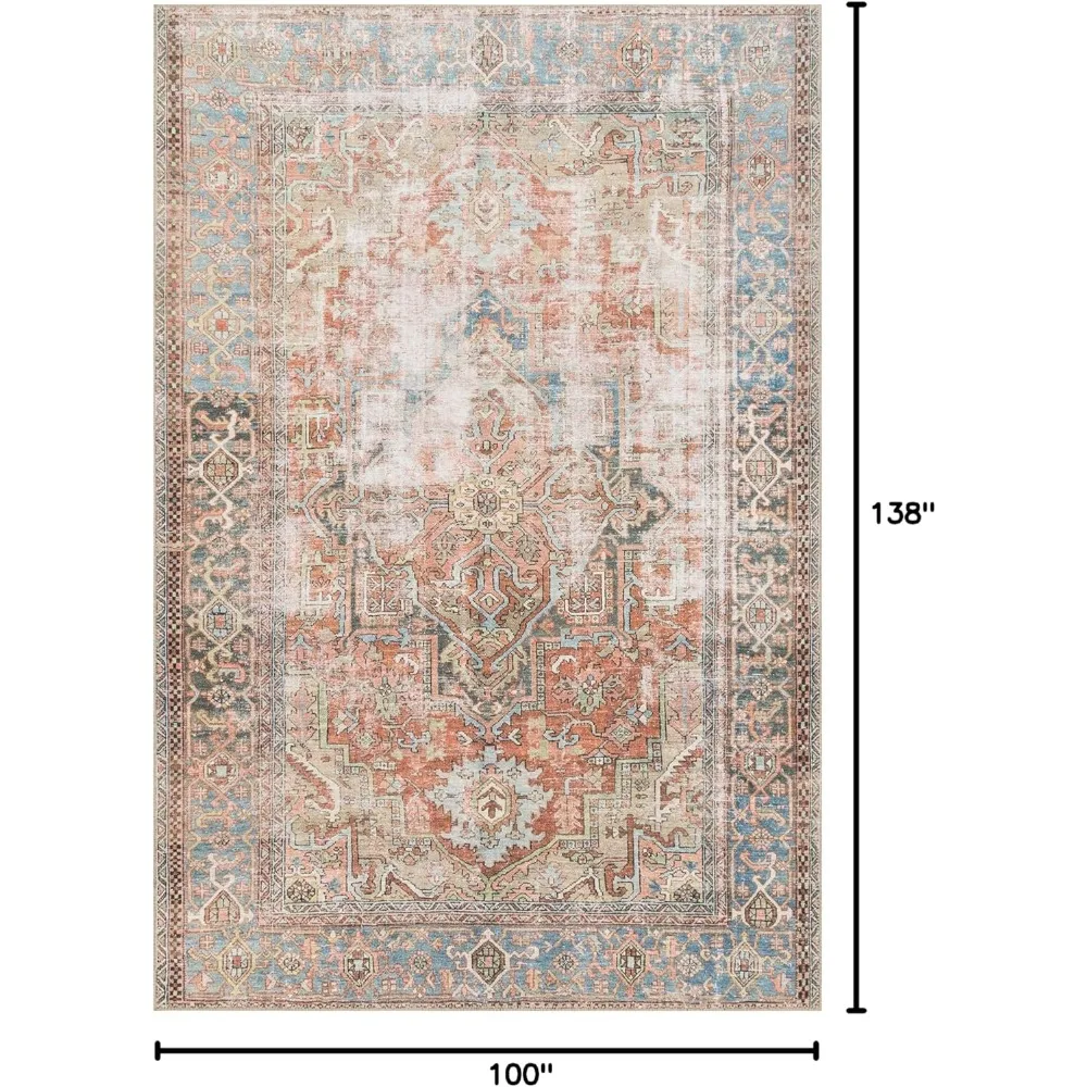 Gloednieuw Loren Terracotta/Sky Area Rug