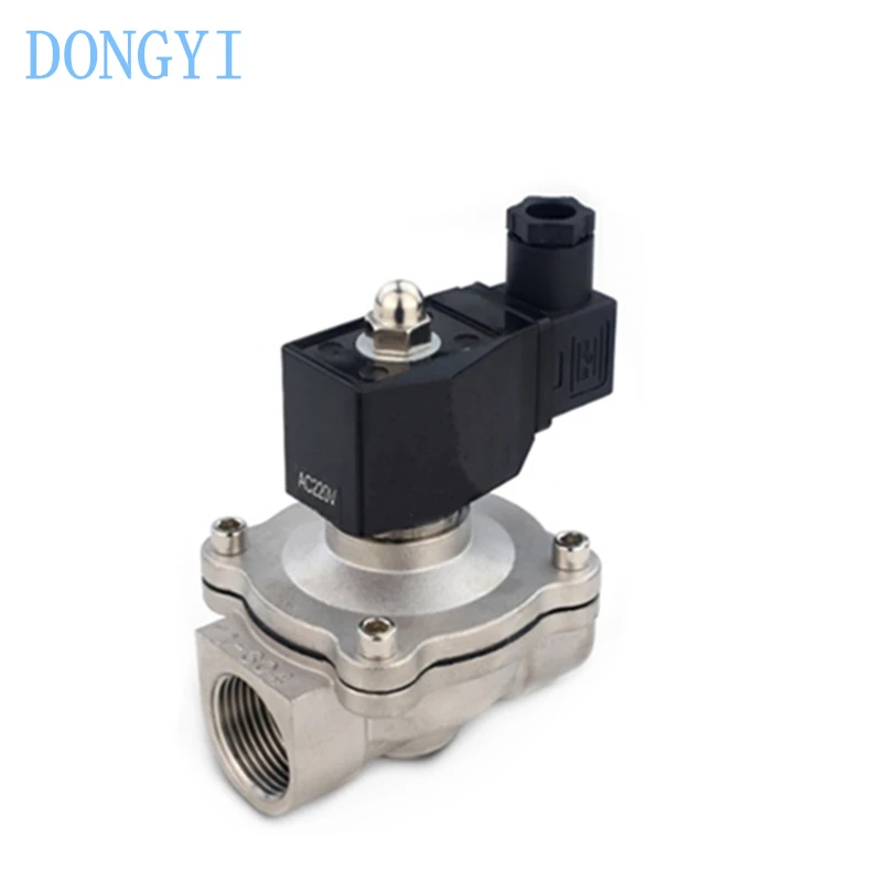 Outdoor Waterproof Stainless Steel Solenoid Valve Water Valve Normally Closed DN10 DN15 DN20 DN25 DN32 DN40 DN50