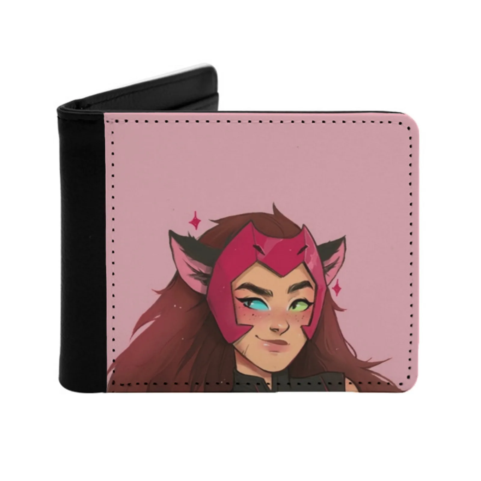 

Catra Gatia Men Wallets Card Man Wallet Short Purse Bi-Fold Personalized Purses Shera Adore Glimmer Scorpia Bow Princess Power