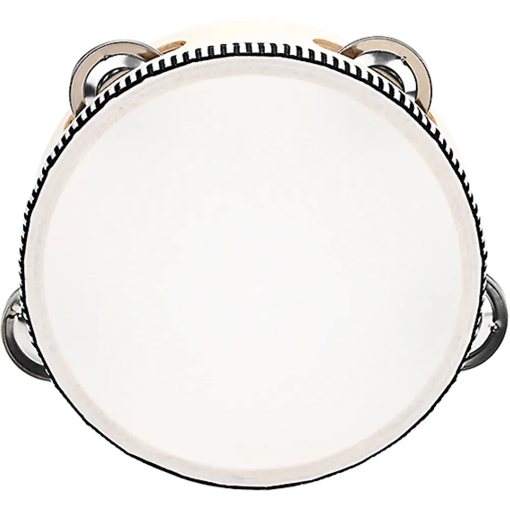 

Tambourine for Kids Toddlers Handheld Drum with Jingles Develops Hearing Sense Motor Skills Fun Party Favor Cheering Prop
