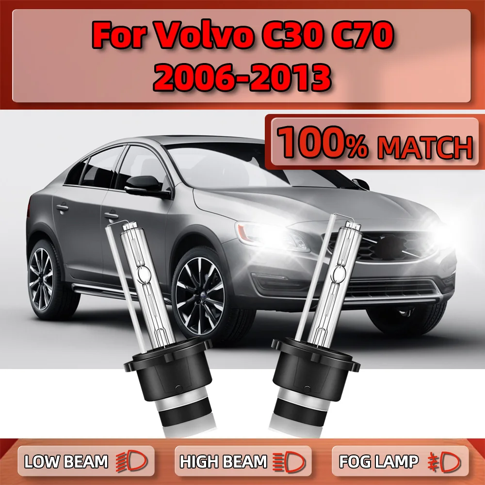 

2 шт., автомобильные ксеноновые лампы для фар, 35 Вт, 6000 лм