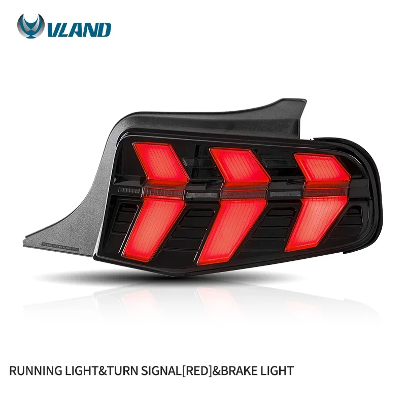 Full LED Taillight Assembly 2010-2012 Boss 302 GT V6 A Car Taillight, Suitable for Ford Mustang GT V6 Rear Lights