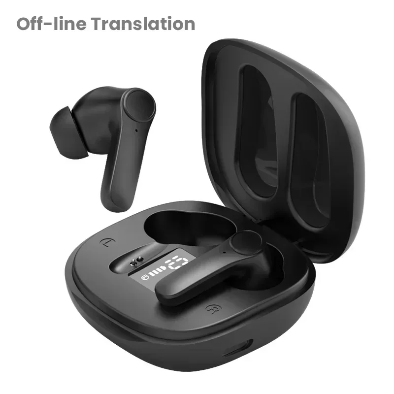 Translation Headphones Real Time Bluetooth Earbuds Translator 144 Languages Simultaneous Business Interpretation Earphonefashion