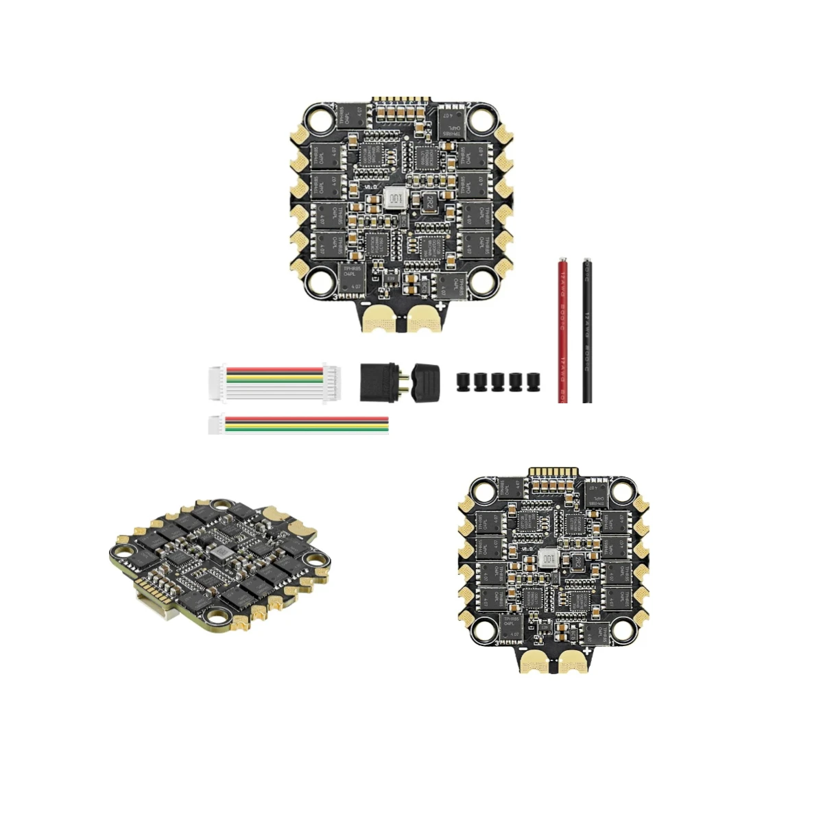 

SEQURE E70 G2 4-в-1 ESC с расстоянием между отверстиями 30,5 мм, 2-8S, 70A, 128K ESC для FPV-дронов, гонок и фристайла, BLHeli_32 | Прошивка AM32