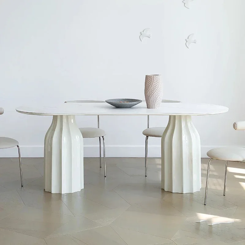 

Эргономичный уличный обеденный стол для конференций, современный скандинавский обеденный стол для гостиной, гостиной, демонстрации, уникальная мебель Muebles