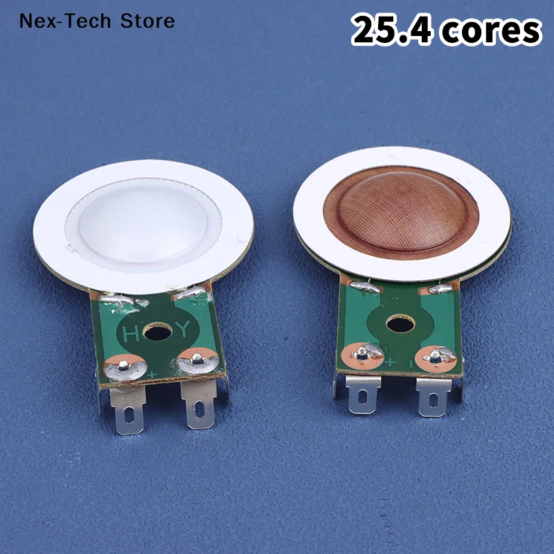 25.4MM Speaker Treble Coil Tweeters Voice Coil Round Replacement Horn Titanium Film Copper Clad Alumium Diaphragm
