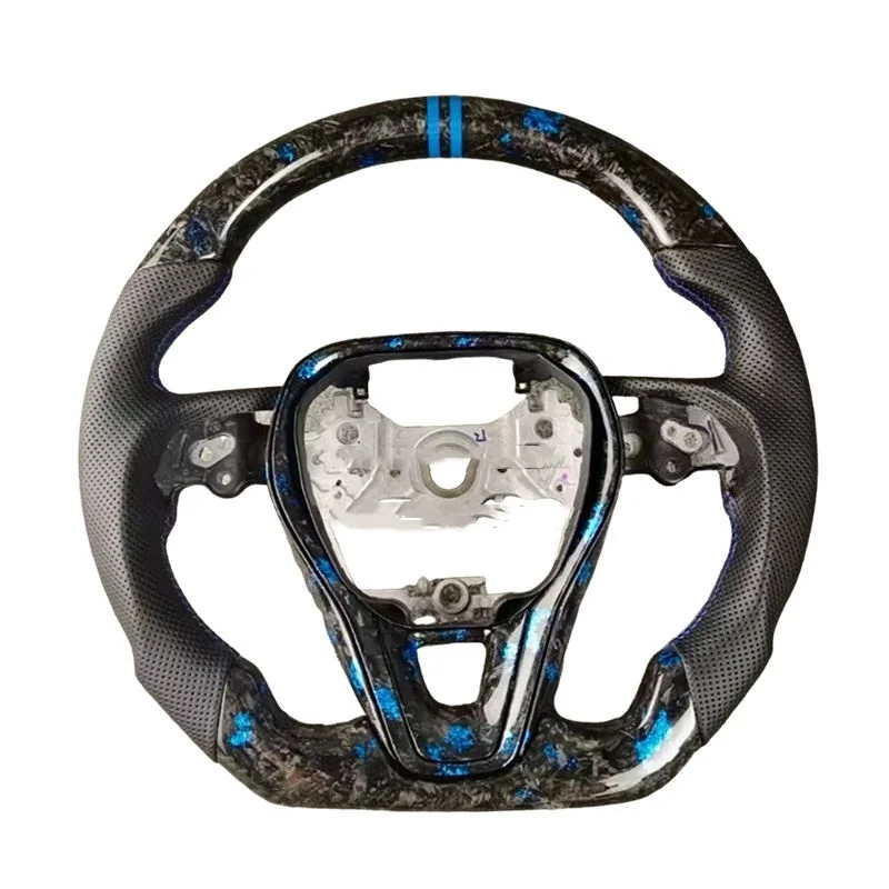 

Upgrade Leather Steering Wheel Car Accessories for Toyota Sienna Granvia Highlander Kluger Modified Carbon Fiber Steering Wheel！