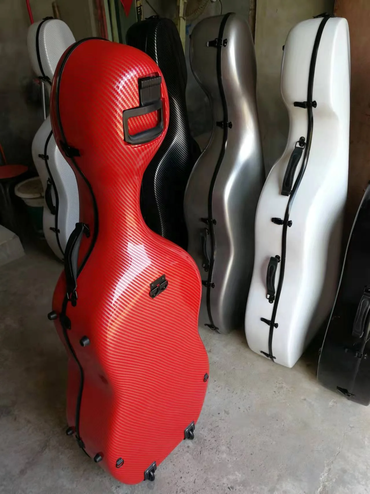 High-end carbon fiber cello case