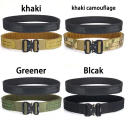 ZK30 2 Inch Tactical Belt Molle Combat Battle Belt Double Layer Metal Buckle Fighter Belts combat belt quick molle battle belt