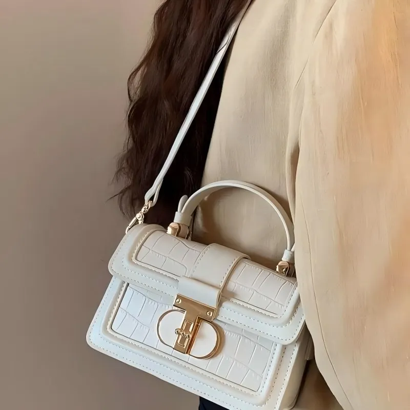 

​​2025 New Women Vintage Shoulder Bag Multi-way Crossbody Tote Purse Niche Retro Design for Daily Use​ Crossbody Bags for Women