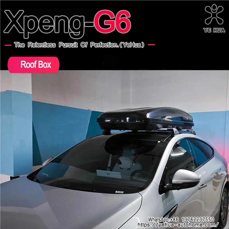 For Xpeng G6 2023-24 high-quality large-capacity customized 600L car roof box roof rack cargo rack storage box suv roof box