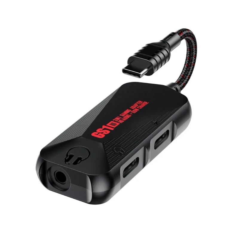 Tarjeta de sonido de juego de pollo GS1 3 en 1 tarjeta de sonido de juego de teléfono móvil con adaptador