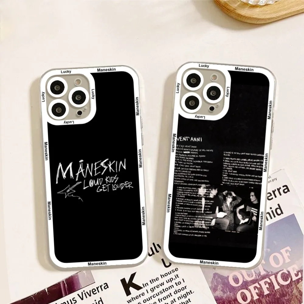 

Maneskin Damiano David Phone Case For iPhone 12 11 13 14 Pro Max XR XS Max X SE2020 7 8 Plus Case