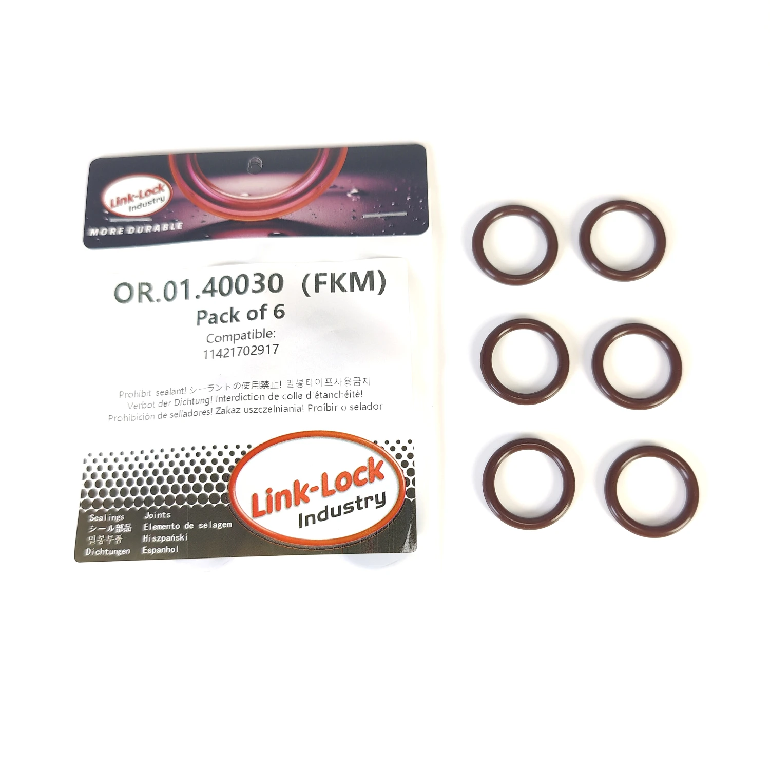 6PCS Fkm Viton OR.0…