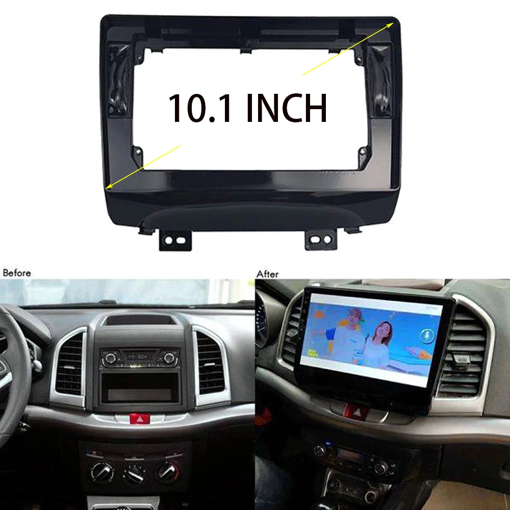 

10.1Inch Car Radio Fascia For JAC Refine S3 2013-2016 Android Stereo Player 2 Din Head Unit Panel Dash Frame Installation Trim