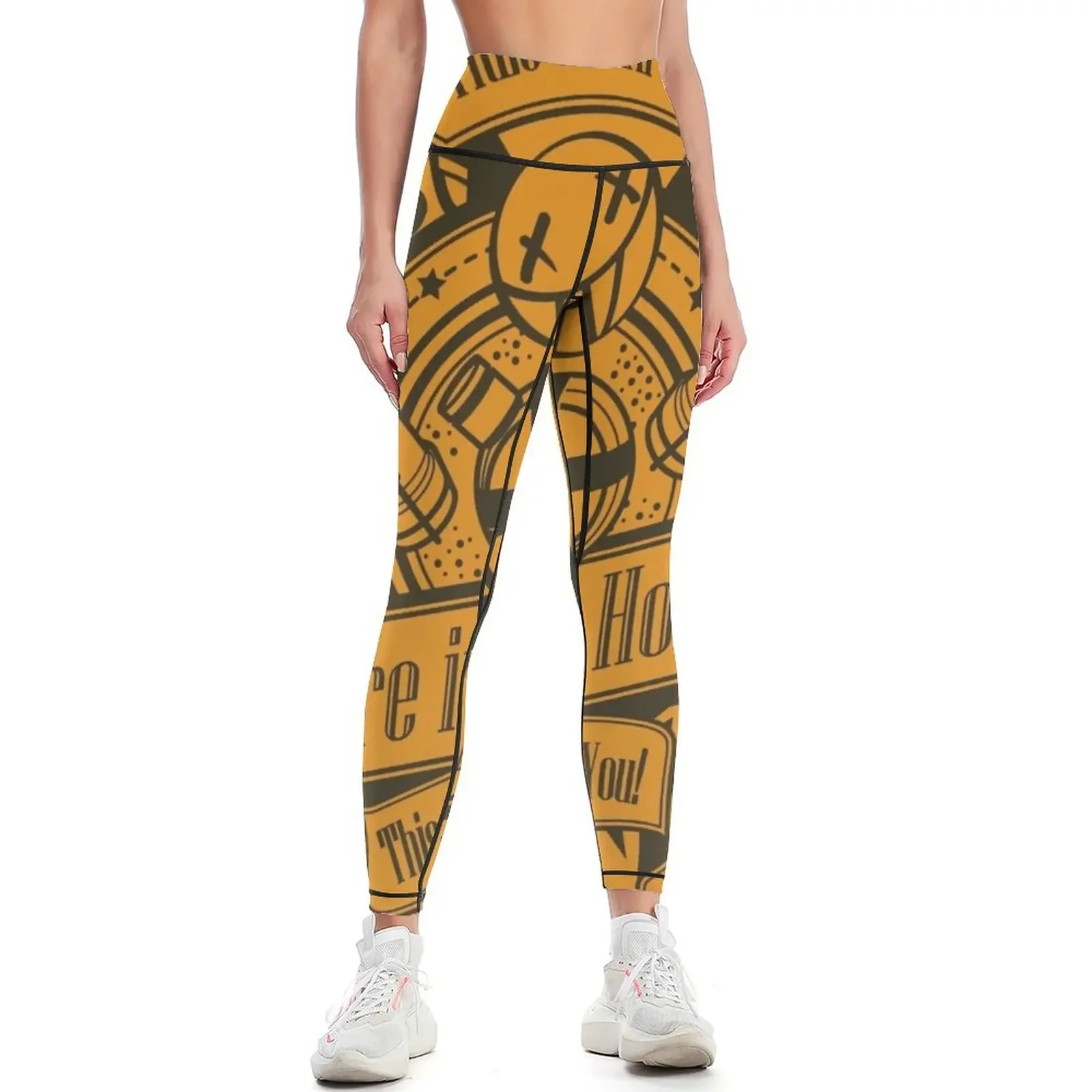 

Fire in the Hole! Leggings sports woman gym flared exercise clothing for Fitness woman Womens Leggings