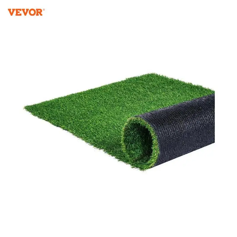 vevor-家の装飾のための人工草をすくめる、緑の粉、偽のドアマット、屋外の芝生、掃除が簡単、フィット、多目的、4-x6フィート