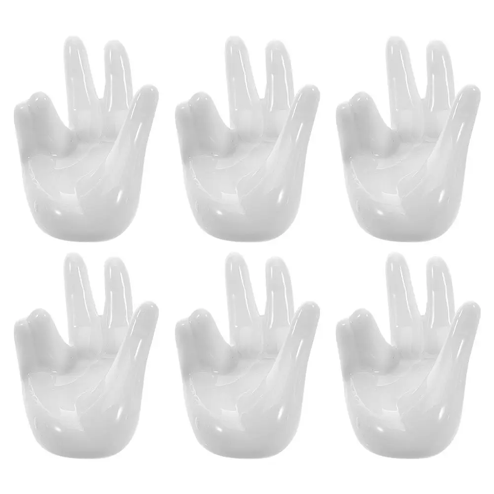 

Набор из 6 керамических подставок для яиц на Пасху, для завтрака, кухни, декора стола, чашек