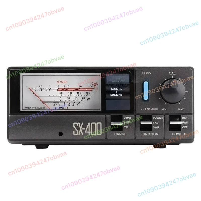 

SX-400 Standing Wave Meter Power Meter UV Double-segment SWR Power Meter Accessories Walkie-talkie