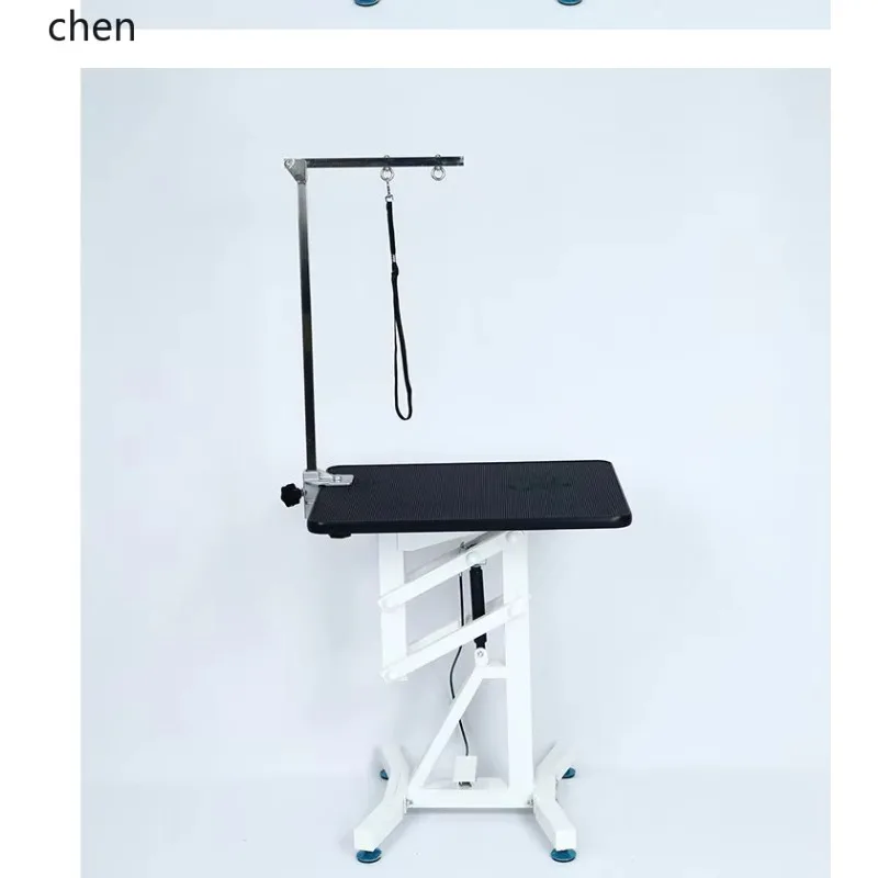 DSA Pet Grooming Table, Pneumatic Rotating Table, Pneumatic Lifting Styling Table for Grooming Schools and Pet Shops