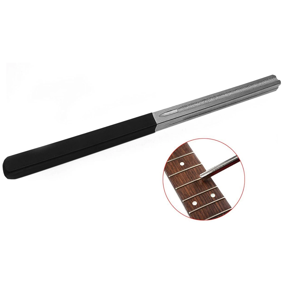 Guitar Fret Crowning File,Fret Repairing Tool Luthier Tools 3 Sizes Design for Guitars, Ukuleles, Bass, Banjo, Mandolin